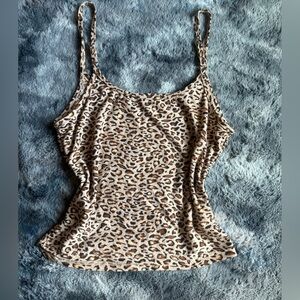 SHEIN Animal Print Tank Top